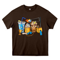 Volleyball Coffee Cups Heavy Core Tee | Teevron