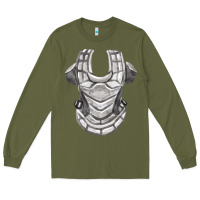 Army Green Chest Protector Fa Element Long Sleeve Tee - FaDigitalArtStudio