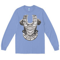 Colony Blue Chest Protector Fa Element Long Sleeve Tee - FaDigitalArtStudio