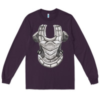Plum Chest Protector Fa Element Long Sleeve Tee - FaDigitalArtStudio