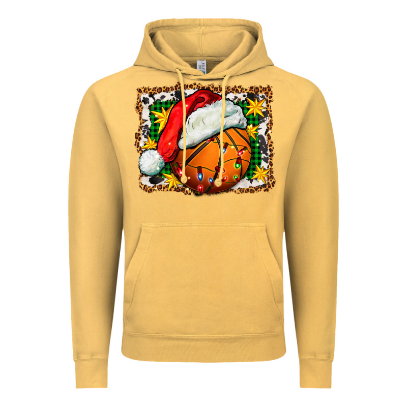 Basketball Christmas Vintage Hoodie by FaDigitalArtStudio | Teevron