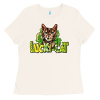 Bone Lucky cat St. Patrick's Ladies Tee - HowdyJamesFarm