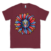 Burgundy american sunflower Classic Tee - Jasminsmagicworld