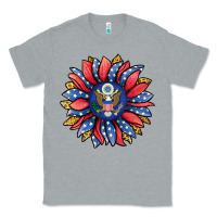 Heather Grey american sunflower Classic Tee - Jasminsmagicworld