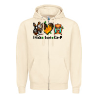 Sandshell peace love camp ado Zipper Hoodie - AdoDesignShop
