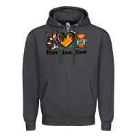 Smoke peace love camp ado Zipper Hoodie - AdoDesignShop