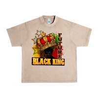 French Oak Future black king Urban Heavy Tee - FaDigitalArtStudio