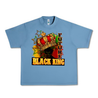 Pebble Blue Future black king Urban Heavy Tee - FaDigitalArtStudio