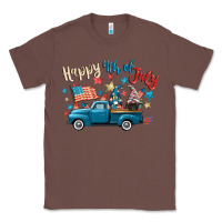 Chestnut happy 4th of july gnome truck Classic Tee - CowGirlArtShop