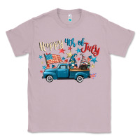 Lilac happy 4th of july gnome truck Classic Tee - CowGirlArtShop