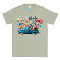 Matcha happy 4th of july gnome truck Classic Tee - CowGirlArtShop