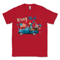 Red happy 4th of july gnome truck Classic Tee - CowGirlArtShop