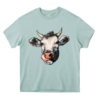 Arona Cow Heavy Core Tee - HowdyJamesFarm