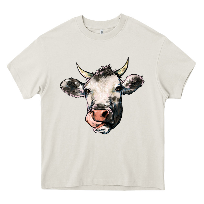 Cow Heavy Core Tee by HowdyJamesFarm | Teevron