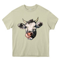 Mossy Cow Heavy Core Tee - HowdyJamesFarm