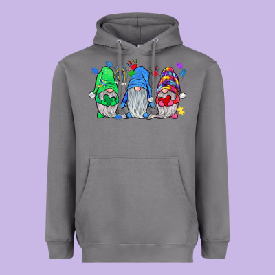 Autism Gnome Heavyweight Hoodie Designed By Jahusdesignshop
