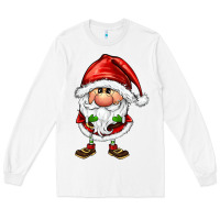White santa gnomes Long Sleeve Tee - FaDigitalArtStudio