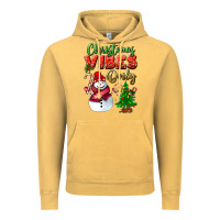 Vintage Mustard christmas vibes only Vintage Hoodie - BundleAndBundleShop