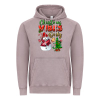 Christmas Vibes Only Vintage Hoodie | Teevron