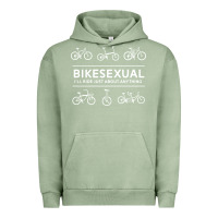 Pigment Oil Green bikesexual   cyclist bicycle biking bike cycling t shirt tee gift Urban Hoodie - DesigneFamous