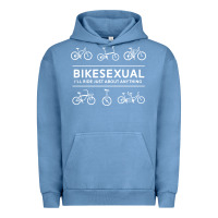 Pigment Pebble Blue bikesexual   cyclist bicycle biking bike cycling t shirt tee gift Urban Hoodie - DesigneFamous