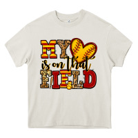 My Heart Is On That Field Softball Heavy Core Tee | Teevron