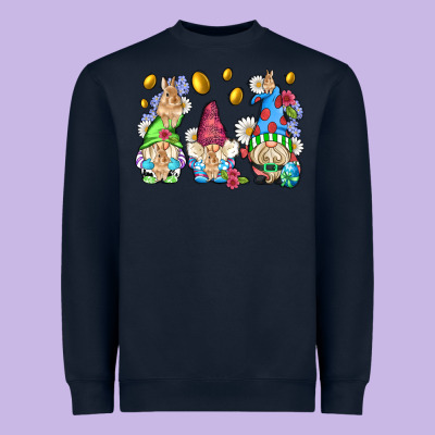 Easter Gnome With Eggs Heavyweight Sweatshirt Designed By Adodesignshop