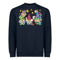 Navy easter gnome with eggs Heavyweight Sweatshirt - AdoDesignShop