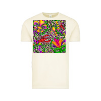 Vintage Arctic mardi gras crawfish leopard  seamless pattern Vintage Tee - FaDigitalArtStudio