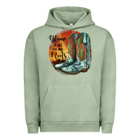 Pigment Oil Green Blame It All On My Roots Urban Hoodie - JahusDesignShop