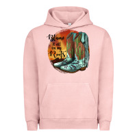 Pigment Salmon Blame It All On My Roots Urban Hoodie - JahusDesignShop