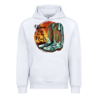 White Blame It All On My Roots Urban Hoodie - JahusDesignShop