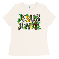 Jesus Junkie St. Patrick's Ladies Tee | Teevron