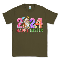 Army Green 2024 happy easter Classic Tee - CowGirlArtShop
