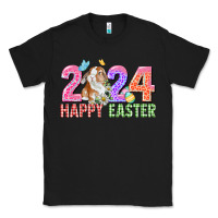 Black 2024 happy easter Classic Tee - CowGirlArtShop