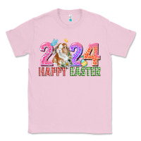 Bubblegum Pink 2024 happy easter Classic Tee - CowGirlArtShop