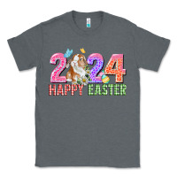 Charcoal Heather 2024 happy easter Classic Tee - CowGirlArtShop