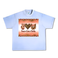 Grape Ice peace love yorkie Urban Heavy Tee - Jasminsmagicworld