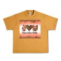 Peanut Butter peace love yorkie Urban Heavy Tee - Jasminsmagicworld