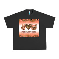 Pigment Black peace love yorkie Urban Heavy Tee - Jasminsmagicworld