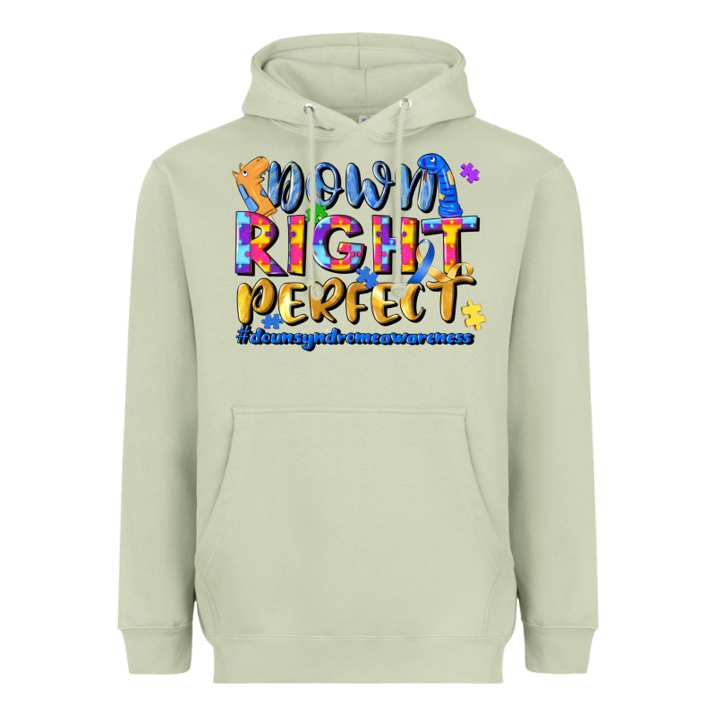 Down Right Perfect Heavyweight Hoodie by JahusDesignShop | Teevron