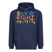 Navy down right perfect Heavyweight Hoodie - JahusDesignShop