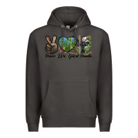 Smoke Peace Love Giant Panda Premium Hoodie - LillyAllenDesigns