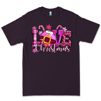 Plum love christmas pink Premium Tee - CowGirlArtShop
