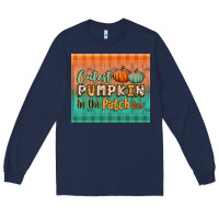 Navy cutest pumpkin in the patch tumbler Long Sleeve Tee - BundleAndBundleShop