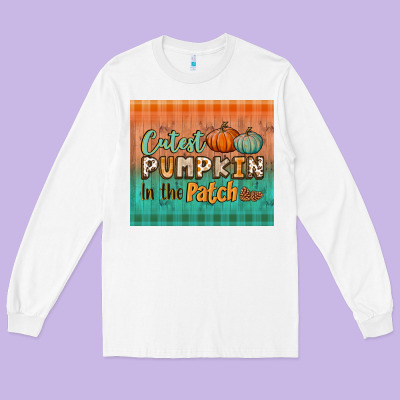 Cutest Pumpkin In The Patch Tumbler Long Sleeve Tee Designed By Bundleandbundleshop