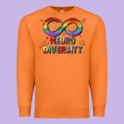 Neurodiversity Premium Sweatshirt Designed By Jahusdesignshop