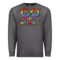 Charcoal Heather neurodiversity Premium Sweatshirt - JahusDesignShop