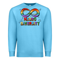 Ocean Blue neurodiversity Premium Sweatshirt - JahusDesignShop