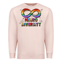 Pale Pink neurodiversity Premium Sweatshirt - JahusDesignShop